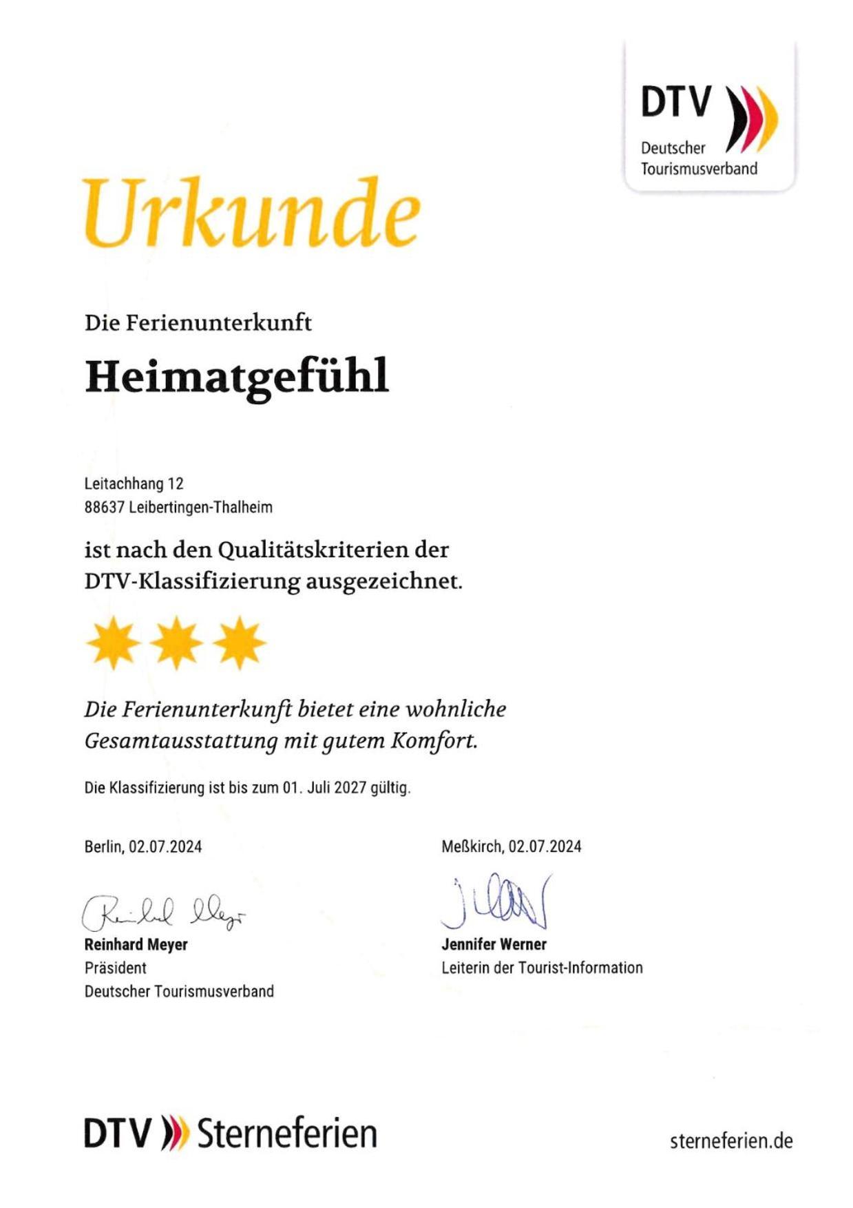 Ferienwohnung Heimatgefuehl Thalheim Leibertingen Exterior foto